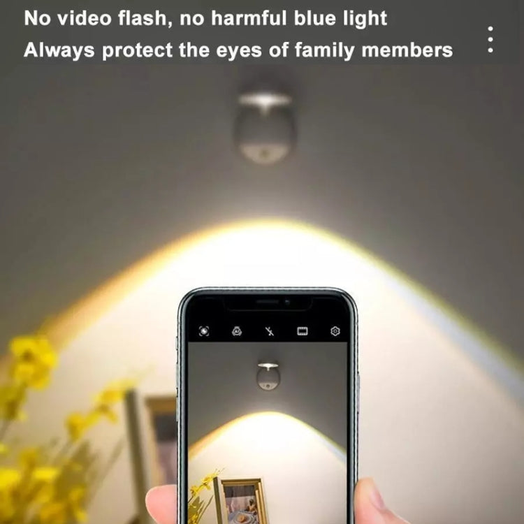 Rechargeable LED Motion Sensor Wireless Spotlight Dimmable Picture Light 1200mAH(Black) - Sensor LED Lights by PMC TechLife | Online Shopping South Africa | PMC TechLife | Buy Now Pay Later Mobicred