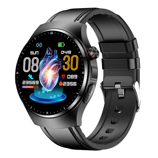 TK25 1.39-inch IP67 Waterproof Sports Health Monitoring Smart Bluetooth Calling Watch(Black Leather) - Smart Watches by PMC Jewellery | Online Shopping South Africa | PMC Jewellery | Buy Now Pay Later Mobicred