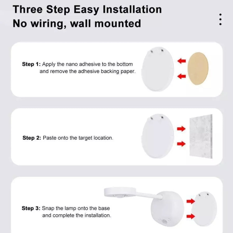 Rechargeable LED Motion Sensor Wireless Spotlight With Remote Control 2000mAH White - Sensor LED Lights by PMC TechLife | Online Shopping South Africa | PMC TechLife | Buy Now Pay Later Mobicred