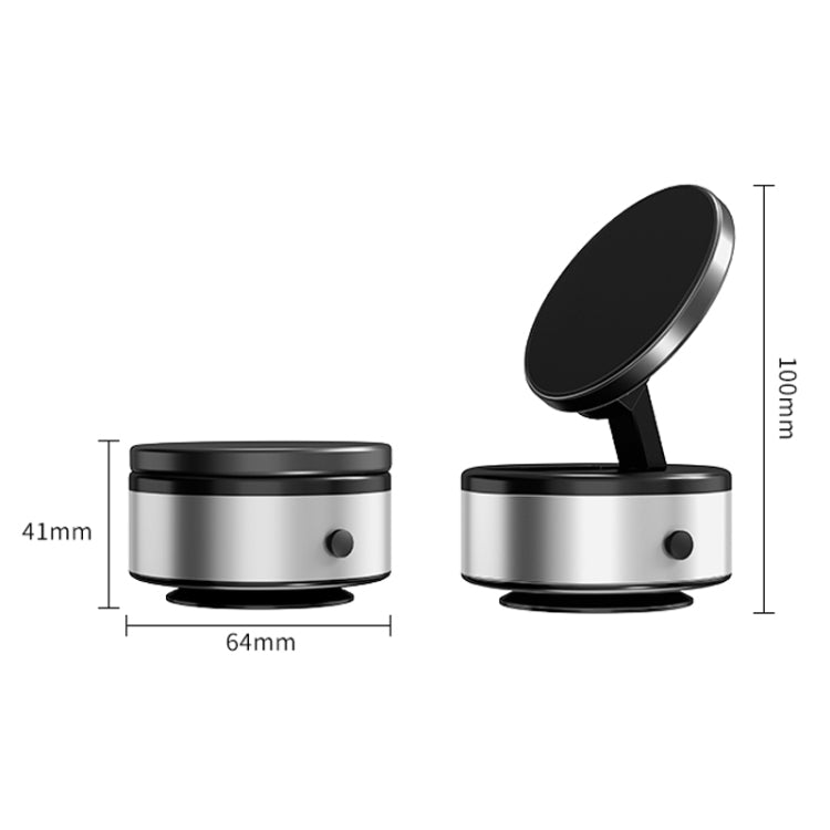 AIMITE X10Q Vacuum Adsorption Car Dashboard Center Console Navigation Mounting Bracket(Black) - free shipping - PMC Jewellery - Order now!