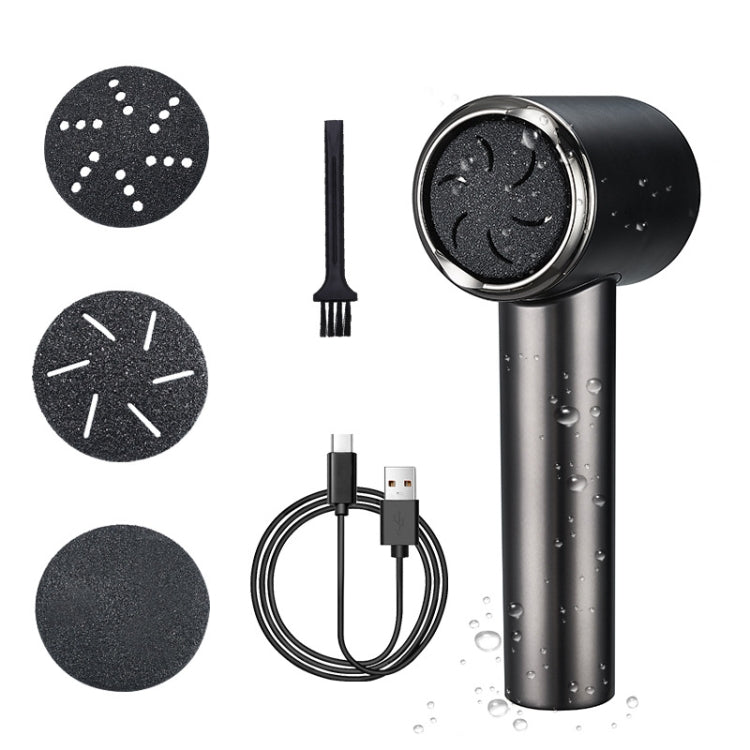Electric Callus Remover with Vacuum Absorption 2 Speeds Adjustable Water-resistant  Foot Care Tool(Black) - Grinding Tools & Accessories by PMC Jewellery | Online Shopping South Africa | PMC Jewellery | Buy Now Pay Later Mobicred