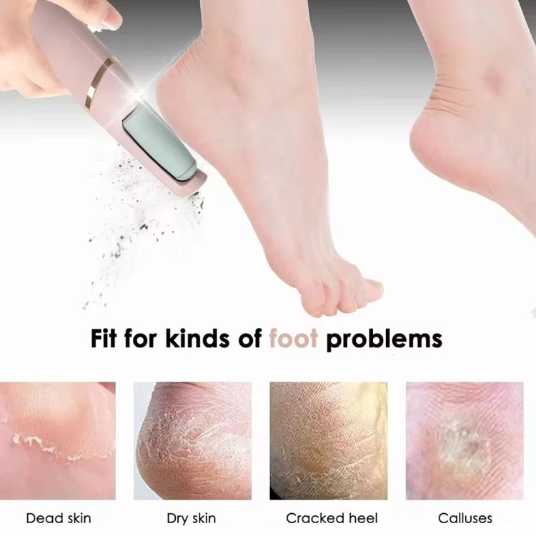 Electric Foot Grinder Rechargeable  Callus Remover Foot Care Tool(Gray Head) - Grinding Tools & Accessories by PMC Jewellery | Online Shopping South Africa | PMC Jewellery | Buy Now Pay Later Mobicred