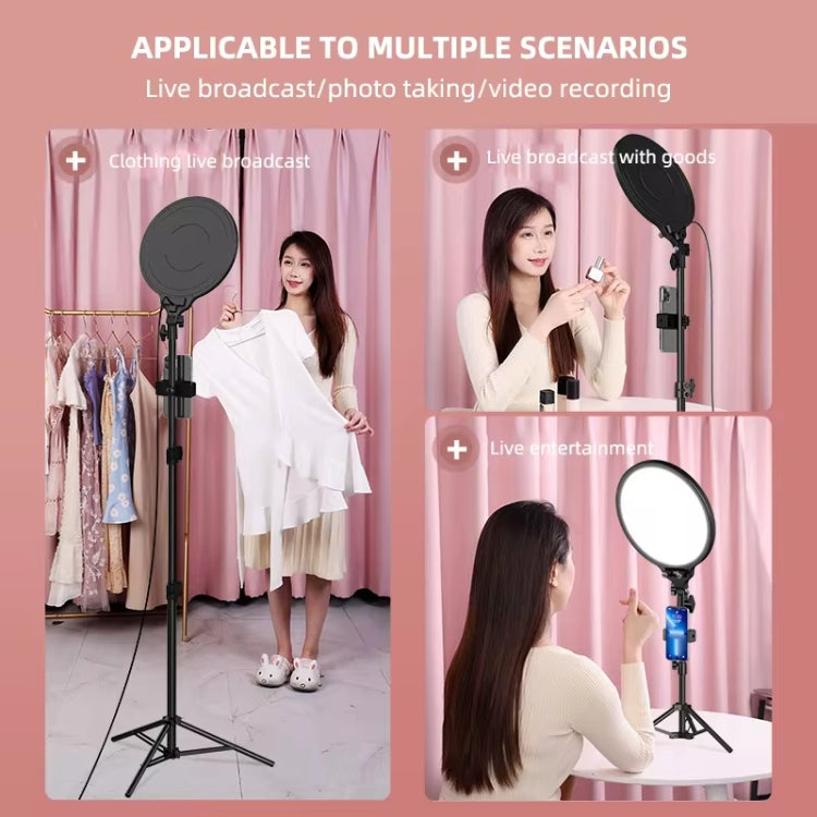 12.6 Inch Full-Screen Selfie Ring Light Tripod Set For Live Stream, Spec: 55cm Overhead Shot - Selfie Light by PMC Jewellery | Online Shopping South Africa | PMC Jewellery | Buy Now Pay Later Mobicred