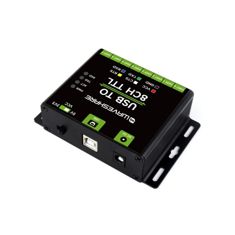 Waveshare 27076 Industrial USB TO TTL UART Serial Communication Module Converter(USB TO 8CH TTL) - free shipping - PMC Jewellery - Order now!