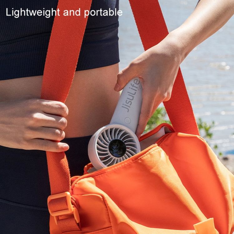 JisuLife Life4 Handheld Portable Small Rechargeable Fan, Battery Capacity: 3600mAh Gray - Electric Fans by JisuLife | Online Shopping South Africa | PMC Jewellery | Buy Now Pay Later Mobicred