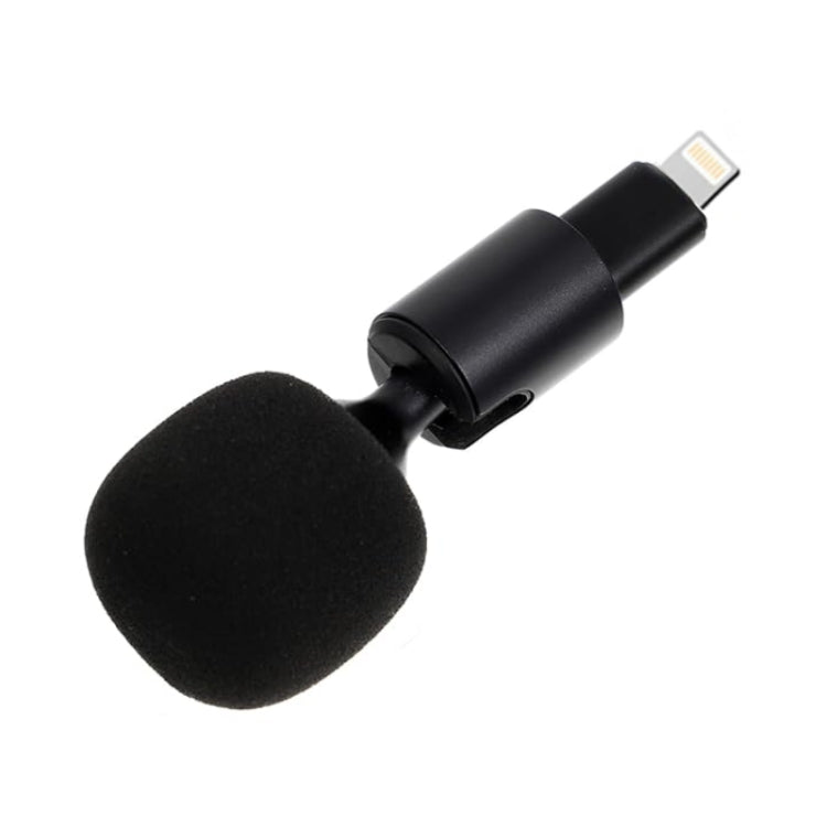 Mobile Phone Live Broadcast Microphone, Style: 8Pin Straight Head (Sponge Cover) - Microphone by PMC Jewellery | Online Shopping South Africa | PMC Jewellery | Buy Now Pay Later Mobicred