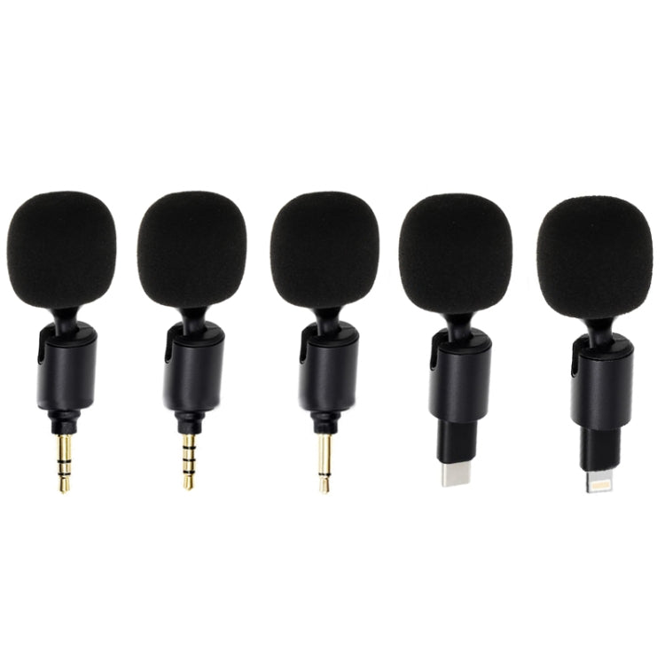 Mobile Phone Live Broadcast Microphone, Style: 8Pin Straight Head (Sponge Cover) - Microphone by PMC Jewellery | Online Shopping South Africa | PMC Jewellery | Buy Now Pay Later Mobicred