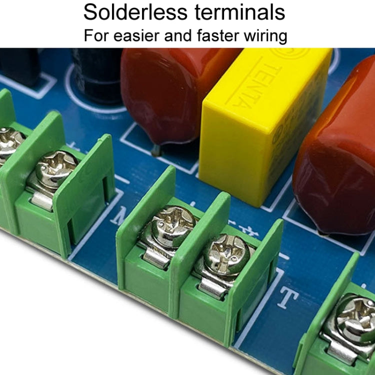 RCEDA-410 Two High One Medium One Low 4-Way Speaker Crossover Audio Modification Divider - Audio Crossover by PMC TechLife | Online Shopping South Africa | PMC TechLife | Buy Now Pay Later Mobicred