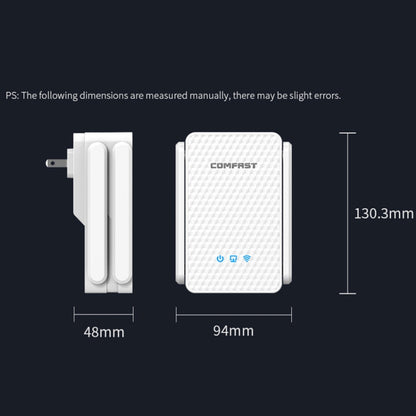 COMFAST CF-XR185 3000Mbps WiFi6 Dual Band Signal Amplifier Gigabit WAN/LAN Port US Plug - Broadband Amplifiers by COMFAST | Online Shopping South Africa | PMC Jewellery | Buy Now Pay Later Mobicred