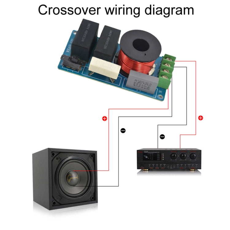 SP-122 120W Single Pure Midrange Crossover Board Hi-Fi Speaker Conversion Divider - Audio Crossover by PMC TechLife | Online Shopping South Africa | PMC TechLife | Buy Now Pay Later Mobicred