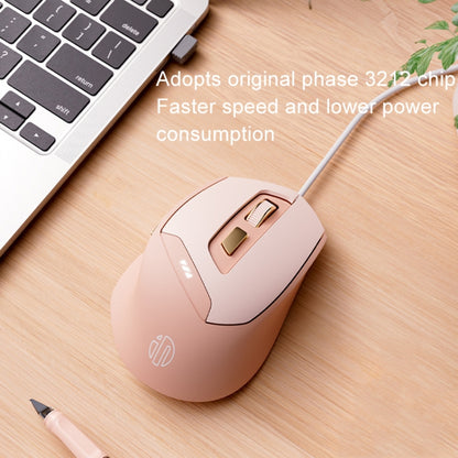 Inphic DR8 2.4G Wireless + Bluetooth 5.0/4.0 Tri-mode Charging Mute Office Gaming Computer Mouse(Milk Tea Color) - Wireless Mice by Inphic | Online Shopping South Africa | PMC Jewellery | Buy Now Pay Later Mobicred