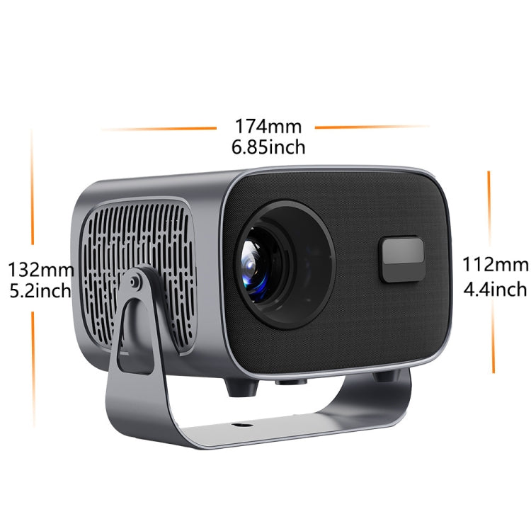 4K Smart Android Portable Projector AU Plug - Mini Projector by PMC Jewellery | Online Shopping South Africa | PMC Jewellery | Buy Now Pay Later Mobicred