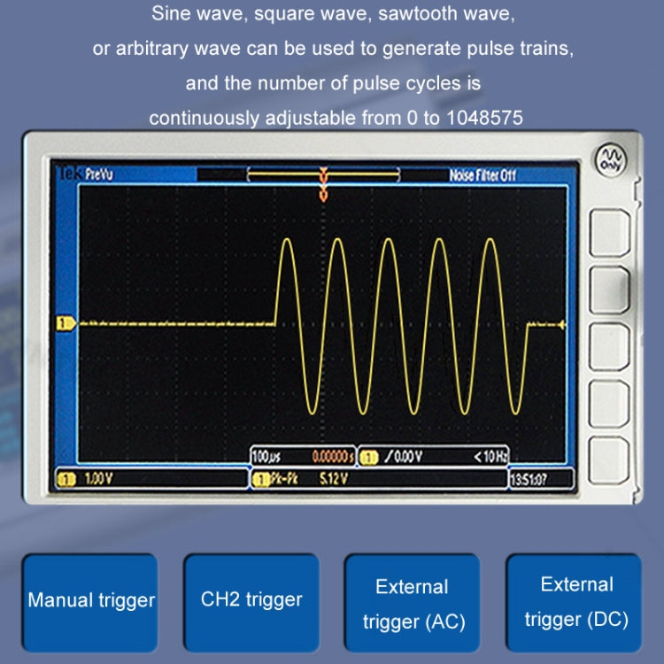 JUNTEK Programmable Dual-Channel DDS Function Arbitrary Waveform Signal Generator, Frequency: 15MHz(EU Plug) - Other Tester Tool by PMC Jewellery | Online Shopping South Africa | PMC Jewellery | Buy Now Pay Later Mobicred