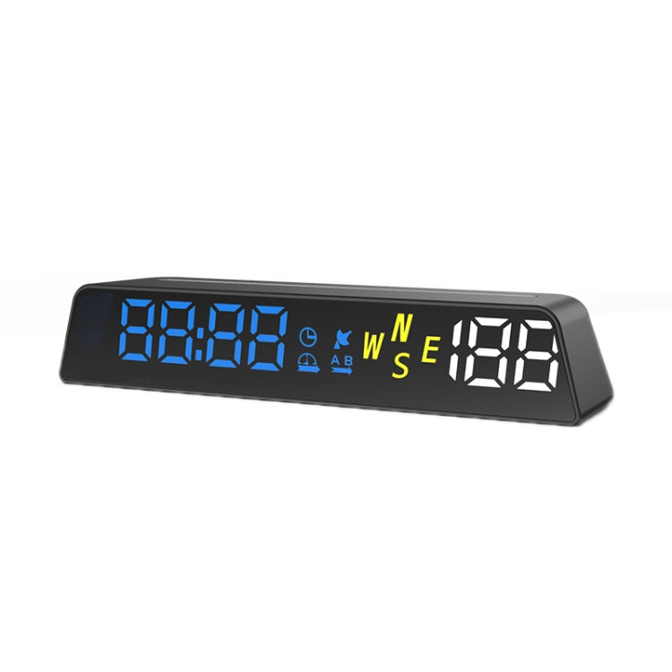 Head-up Display USB Powered High-definition Vehicle Code Altitude Meter(Blue White) - Head Up Display System by PMC Jewellery | Online Shopping South Africa | PMC Jewellery | Buy Now Pay Later Mobicred