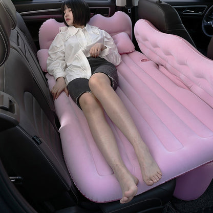 Car Inflatable Bed Multifunctional Outdoor Camping Sleeping Mat, Color: Pink - Seat Accessories by PMC Jewellery | Online Shopping South Africa | PMC Jewellery | Buy Now Pay Later Mobicred