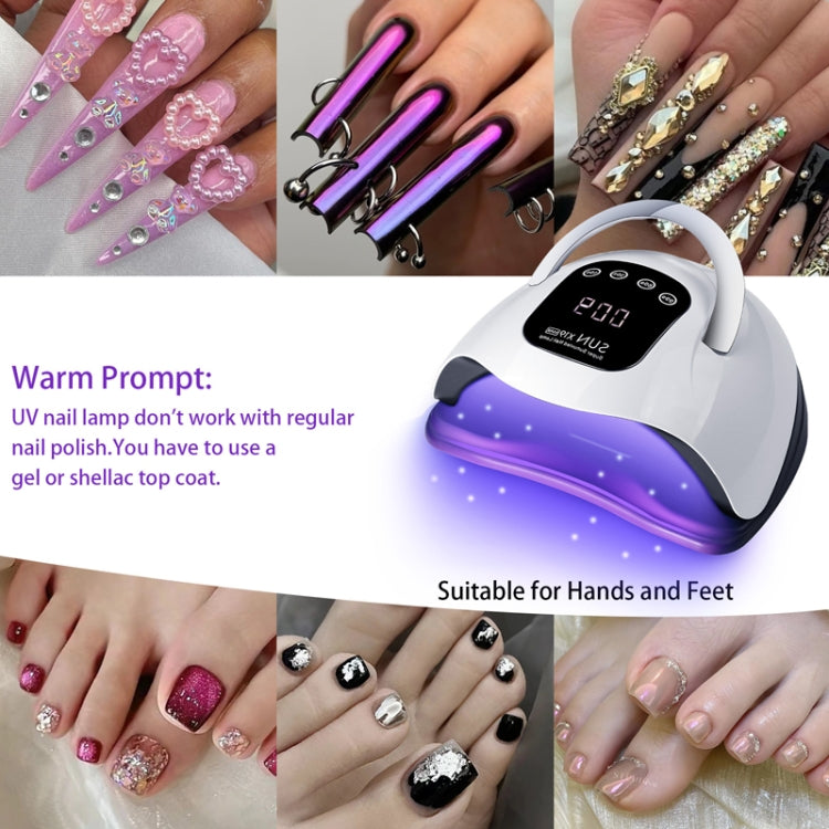 X19Max UV LED Nail Drying Lamp High Power 320W Quick Drying Nail Polish Gel Nail Dryer Light(EU Plug) - Nail Dryers by PMC Jewellery | Online Shopping South Africa | PMC Jewellery | Buy Now Pay Later Mobicred