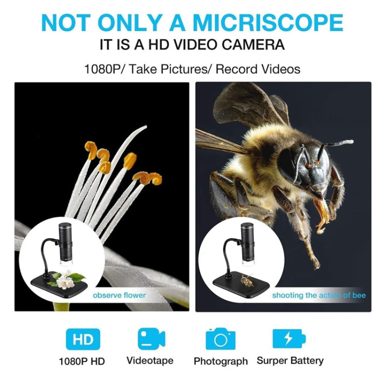 1000x HD WiFi Digital Electron Microscope(Folding Type) - free shipping - PMC Jewellery - Order now!