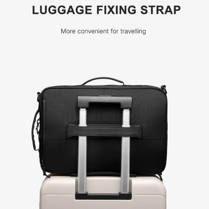 Ozuko Business Laptop USB Backpack Men Schoolbag(Black) - Backpack by ozuko | Online Shopping South Africa | PMC Jewellery | Buy Now Pay Later Mobicred