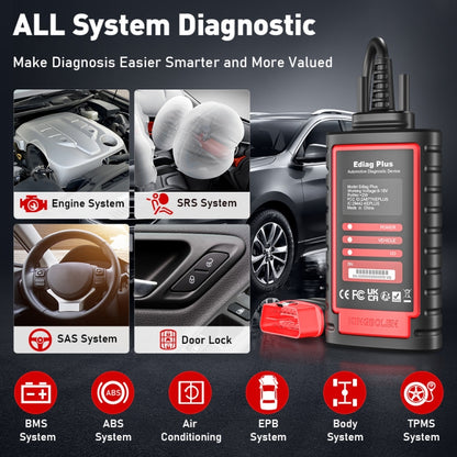 KINGBOLEN OBD2 Car Tester Diagnostics(Ediag Plus) - Electronic Test by KINGBOLEN | Online Shopping South Africa | PMC Jewellery | Buy Now Pay Later Mobicred