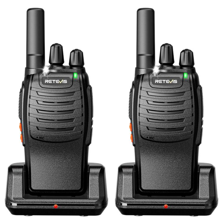RETEVIS H777 1pair 16 Channels Compact Portable Handheld Walkie Talkie With Charging Base, Style: FRS - free shipping - PMC TechLife - Order now!