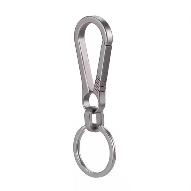 Titanium Alloy Car Keychain Multifunctional Simple Loss Prevention Belt Charm Ring, Style: Classic Model - Key Rings by PMC Jewellery | Online Shopping South Africa | PMC Jewellery | Buy Now Pay Later Mobicred