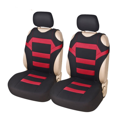 Car Vest Style Double Front Seat Interior Seat Cover(Red) - Seat Accessories by PMC Jewellery | Online Shopping South Africa | PMC Jewellery | Buy Now Pay Later Mobicred