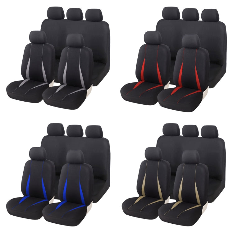 Cars All Seasons Universal All-Inclusive Fabric Seat Cover(33055 Beige) - Seat Accessories by PMC Jewellery | Online Shopping South Africa | PMC Jewellery | Buy Now Pay Later Mobicred