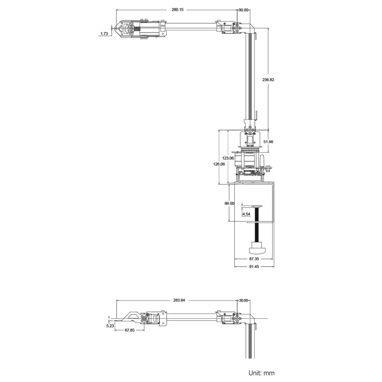 Waveshare 25118 RoArm-M2-S Desktop Robotic Arm Kit, Based On ESP32, 4-DOF(US Plug) - free shipping - PMc TechLife - Order now!