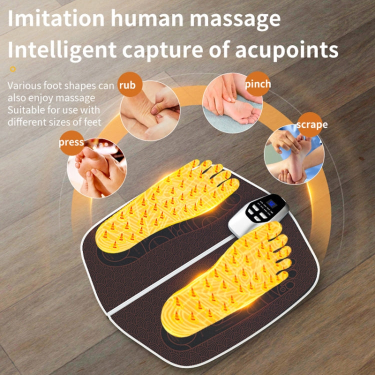 EMS Foot Massager Pad Foldable Pulse Foot Massage Mat Microcurrent Foot Physical Therapy With RC(Coffee) - free shipping - PMC TechLife - Order now!