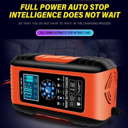 ANHTCzyx 12V/24V 6-180AH 7-Stage Smart Car Motorcycle Battery Charger(US Plug) - Battery Charger by ANHTCzyx | Online Shopping South Africa | PMC Jewellery | Buy Now Pay Later Mobicred