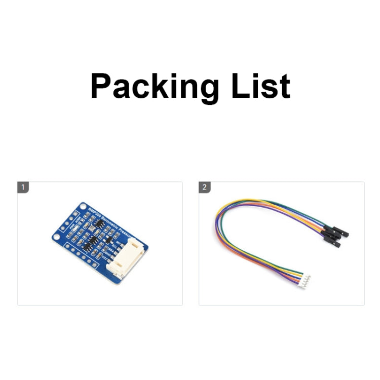 Waveshare 24658 BMP390 High Precision Barometric Pressure / Altitude / Temperature Measuring Sensor - Modules Expansions Accessories by Waveshare | Online Shopping South Africa | PMC TechLife | Buy Now Pay Later Mobicred