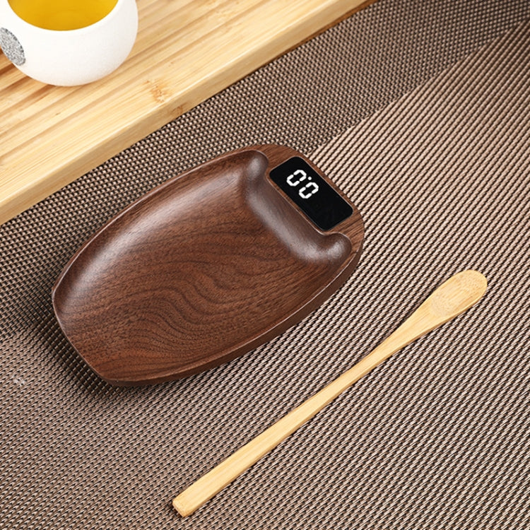 100g/0.1g   Wood Electronic Tea Coffee Scale Kitchen Bar Scale(Wood Color) - Kitchen Scales by PMC Jewellery | Online Shopping South Africa | PMC Jewellery | Buy Now Pay Later Mobicred