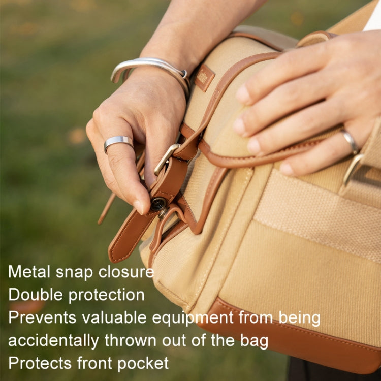 Cwatcun D146 Medium Vintage Camera Bag Crossbody Canvas Digital Bag - free shipping - PMC TechLife - Order now!