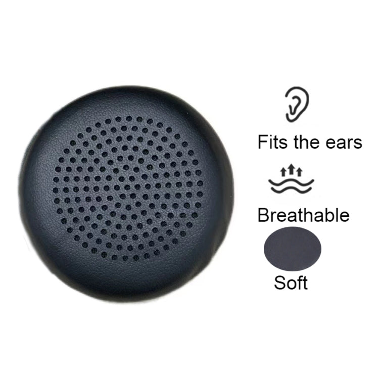 1pair For Plantronics UC B825 Headphone Leather Sponge Cover Earmuffs, Color: Black Mesh Sponge - Earmuff & Pad by PMC Jewellery | Online Shopping South Africa | PMC Jewellery | Buy Now Pay Later Mobicred