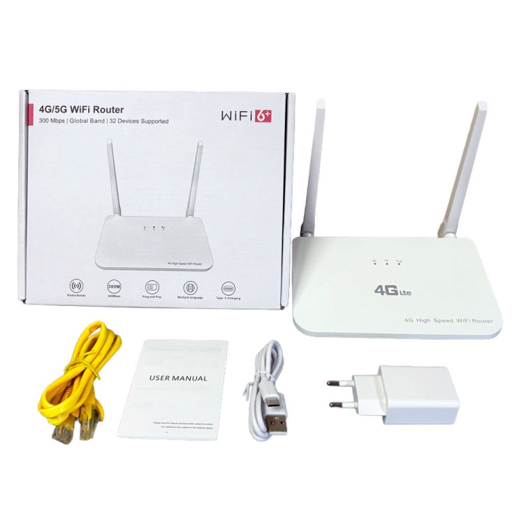 Asian Version 4G CPE Wireless Plug-In Mobile Routing WiFi6 Wire Hotspot, EU Plug - Wireless Routers by PMC TechLife | Online Shopping South Africa | PMC TechLife | Buy Now Pay Later Mobicred