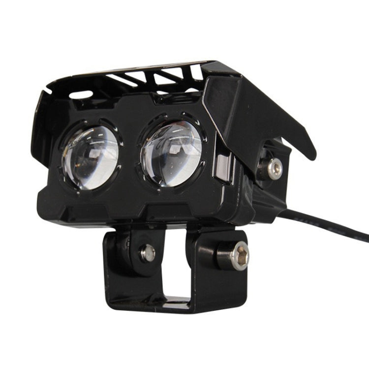 20W Motorcycle Spotlight High Bright Two Color Modified External Water-resistant LED Lens Headlight(Always Bright - 3 Wire) - Headlights by PMC TechLife | Online Shopping South Africa | PMC TechLife | Buy Now Pay Later Mobicred
