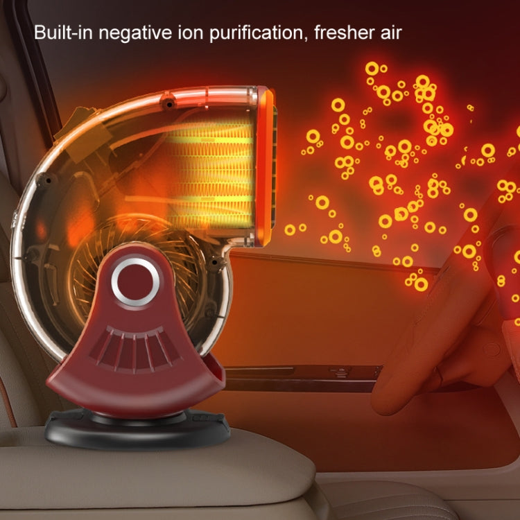 Portable Car Heater Small Fan Defogger, Color: 24V Red - Heating & Fans by PMC Jewellery | Online Shopping South Africa | PMC Jewellery | Buy Now Pay Later Mobicred