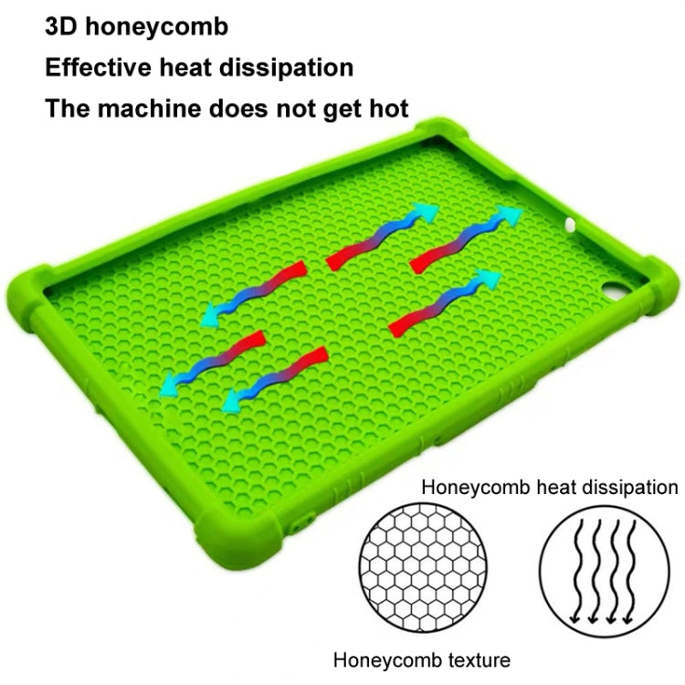 For Honor Pad X9 Shockproof Silicone Tablet Protective Case With Holder(Black) - Honor by PMC TechLife | Online Shopping South Africa | PMC TechLife | Buy Now Pay Later Mobicred