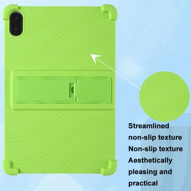 For Honor Pad X9 Shockproof Silicone Tablet Protective Case With Holder(Black) - Honor by PMC TechLife | Online Shopping South Africa | PMC TechLife | Buy Now Pay Later Mobicred