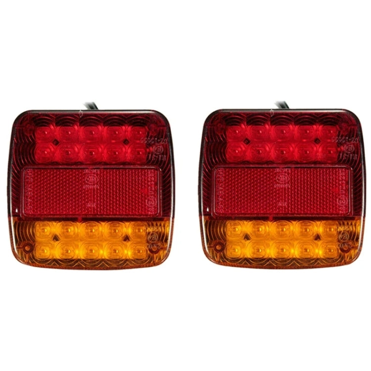 Transparent Shell Square Trailer LED Brake Tail Light - Brake Lights by PMC TechLife | Online Shopping South Africa | PMC TechLife | Buy Now Pay Later Mobicred