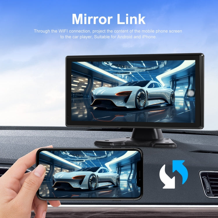 10.36-Inch Car Central Control Smart Player With 4-Way Camera Standard - Car Monitor by PMC Jewellery | Online Shopping South Africa | PMC Jewellery | Buy Now Pay Later Mobicred