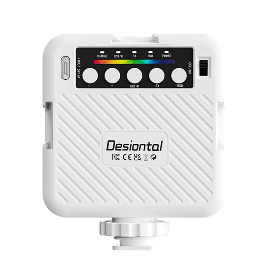 Desiontal X1 Portable RGB Cell Phone Live Streaming Fill Light(White) -  by Desiontal | Online Shopping South Africa | PMC Jewellery | Buy Now Pay Later Mobicred