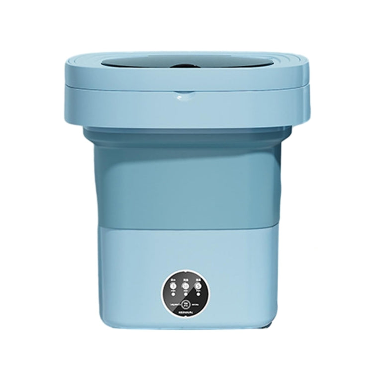 Fully Automatic Mini Foldable Washing Machine With Dehydration Function, Size: UK Plug(Blue) - free shipping - PMC TechLife - Order now!