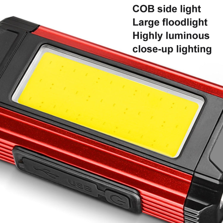 E-SMARTER K011 Bike LED Lamp USB Rechargeable Cycling Light COB Bright Flashlight(Silver) - free shipping - PMC TechLife - Order now!