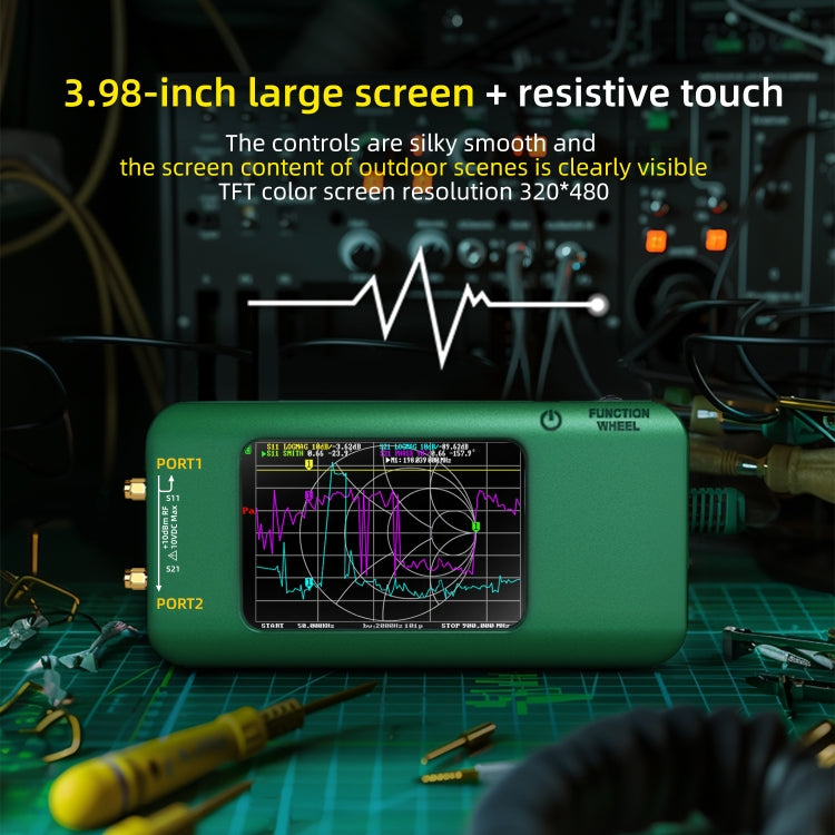 BSIDE P5 Handheld Vector Network Analyser Colorful Screen Network Tester - Lan Cable and Tools by BSIDE | Online Shopping South Africa | PMC TechLife | Buy Now Pay Later Mobicred