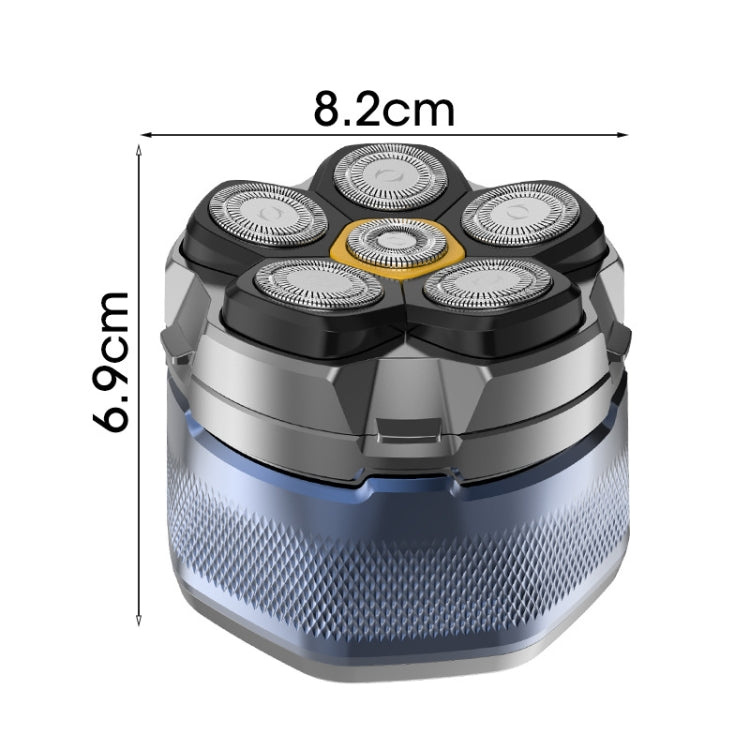 Magnetic Intelligent Six-Blade Washable Electric Shaver(USB) - free shipping - PMC TechLife - Order now!