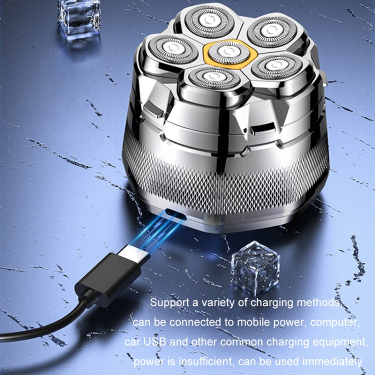 Magnetic Intelligent Six-Blade Washable Electric Shaver(USB) - free shipping - PMC TechLife - Order now!