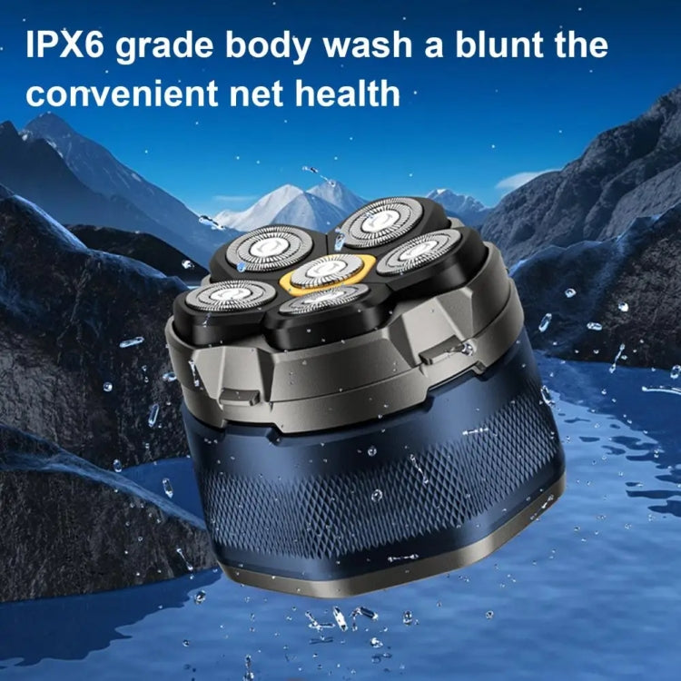 Magnetic Intelligent Six-Blade Washable Electric Shaver(USB) - free shipping - PMC TechLife - Order now!
