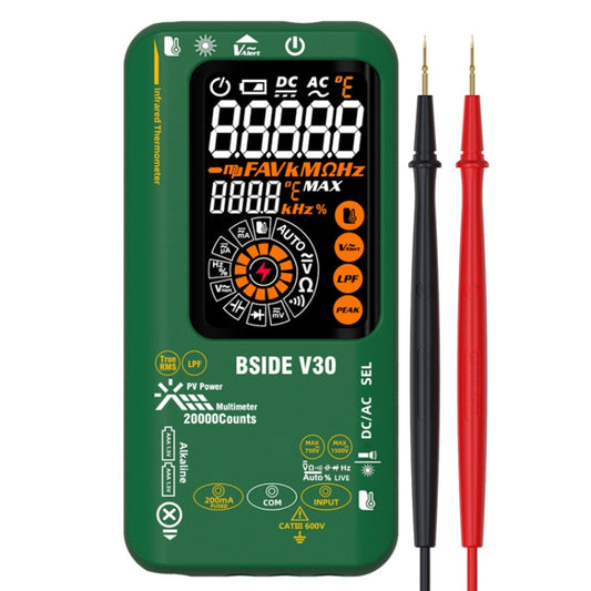 BSIDE V30 Intelligent Colorful Screen PV Multimeter Infrared Thermometer - Thermostat & Thermometer by BSIDE | Online Shopping South Africa | PMC Jewellery | Buy Now Pay Later Mobicred