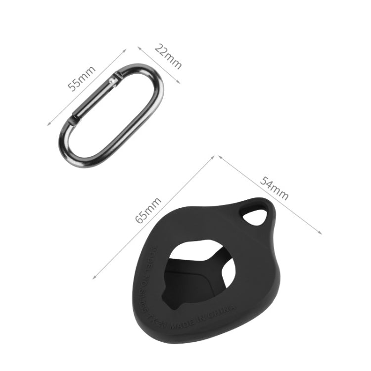 For Bushnell Wingman View Golf GPS Speaker Remote Control Silicone Protective Case With Hook(Black) - Protective Case by PMc TechLife | Online Shopping South Africa | PMc TechLife | Buy Now Pay Later Mobicred